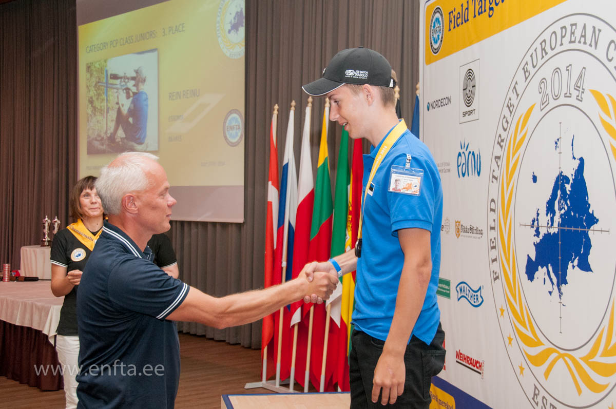 Category PCP class Junior 3rd place Rein Jr Reinu EE